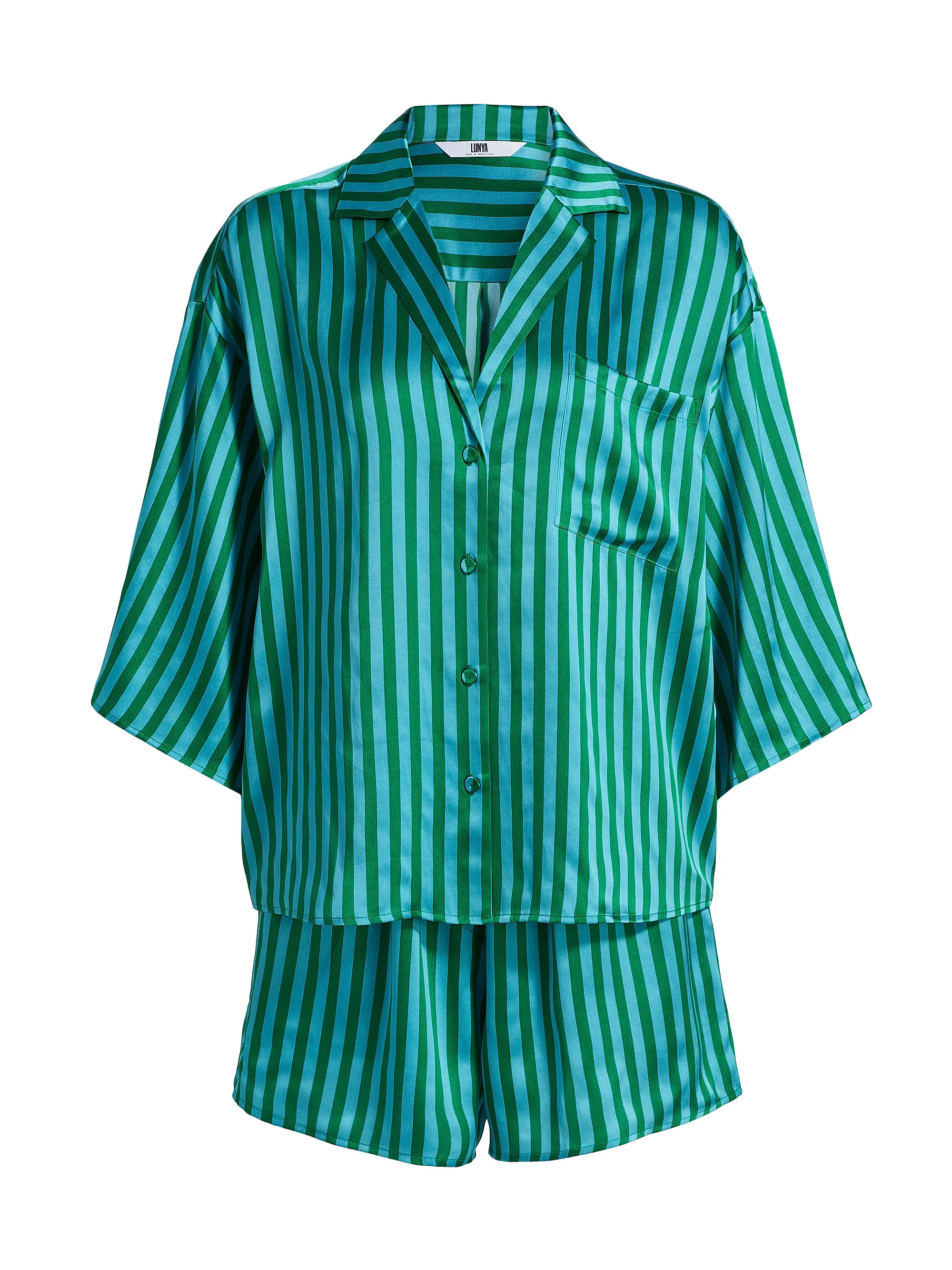 Washable Silk Striped Pajamas | Saks Fifth Avenue