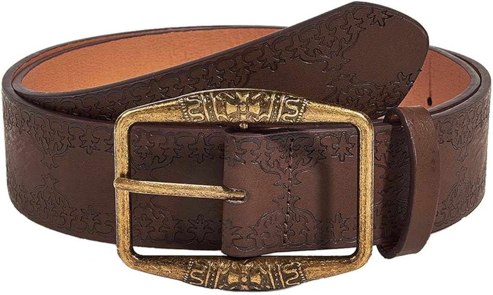 Yalice Heart Western Leather Belt for Women Men Star Buckle Waist Belt for Jeans Pants Ladies Cow... | Amazon (US)