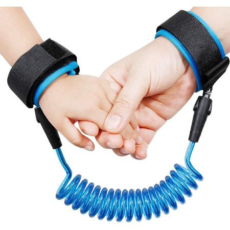 Anti-Lost Wrist Belt Kids Safety Wrist Strap 360° Rotation Elastic Wire Cord Breathable Cotton Wrist | Walmart (US)