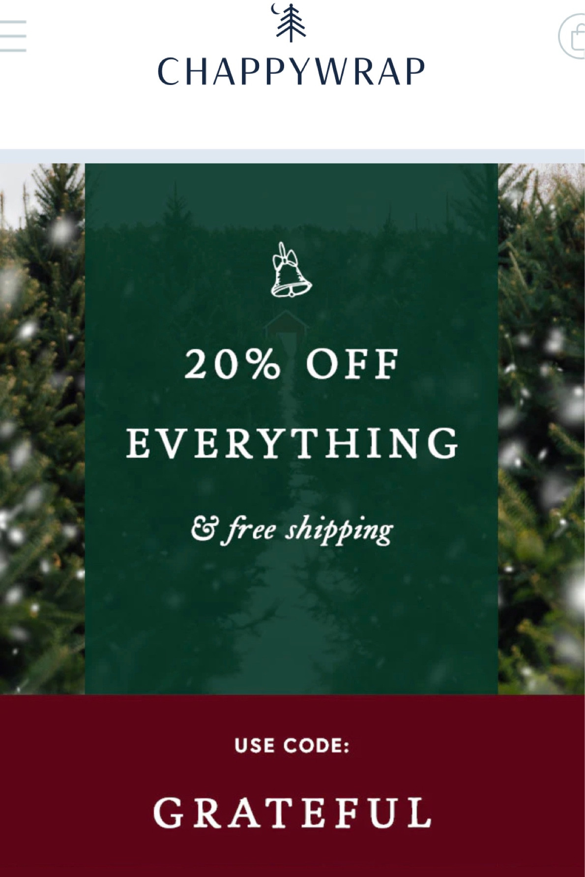 Chappy Wrap - 20% off site wide with code GRATEFUL and FREE SHIPPING!

#chappywrao #bechappy #sale #giftguide

#LTKGiftGuide #LTKsalealert #LTKhome