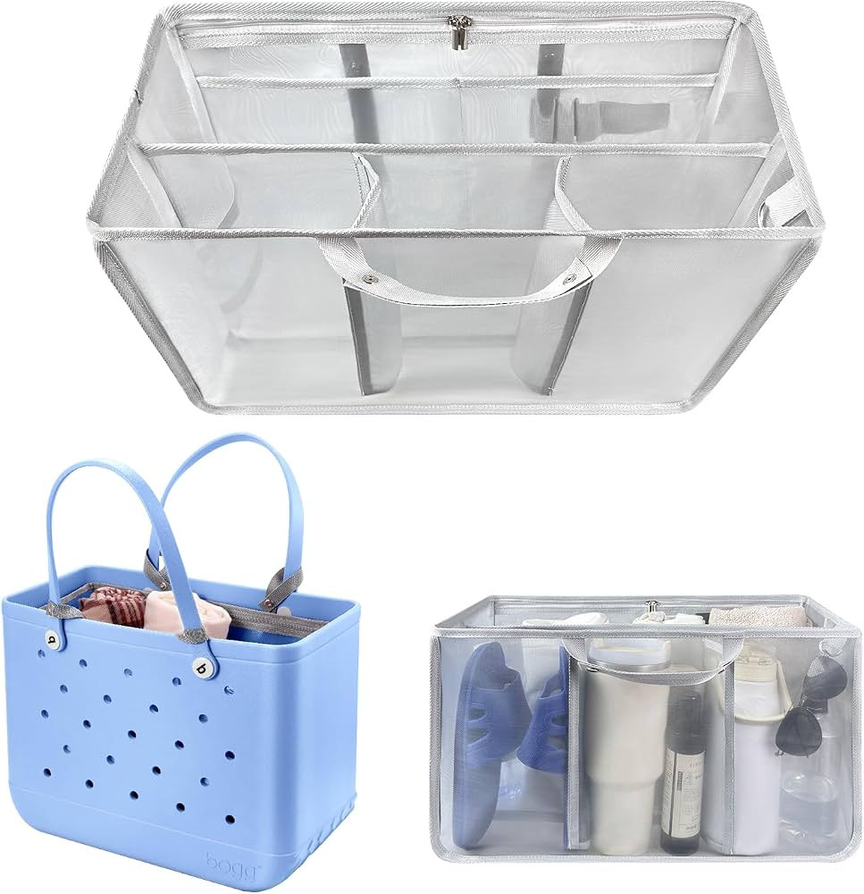 XYFuuee Beach Bag Organizer Inserts for X Large Bogg Bag Accessories, Original XL Lightweight Mes... | Amazon (US)