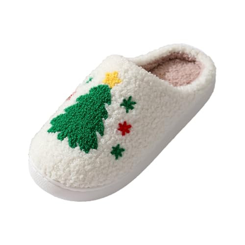 Fuzzy House Slippers for Women Smiley Face - Christmas Cozy Memory Foam Woman Slipper Indoor and ... | Amazon (US)