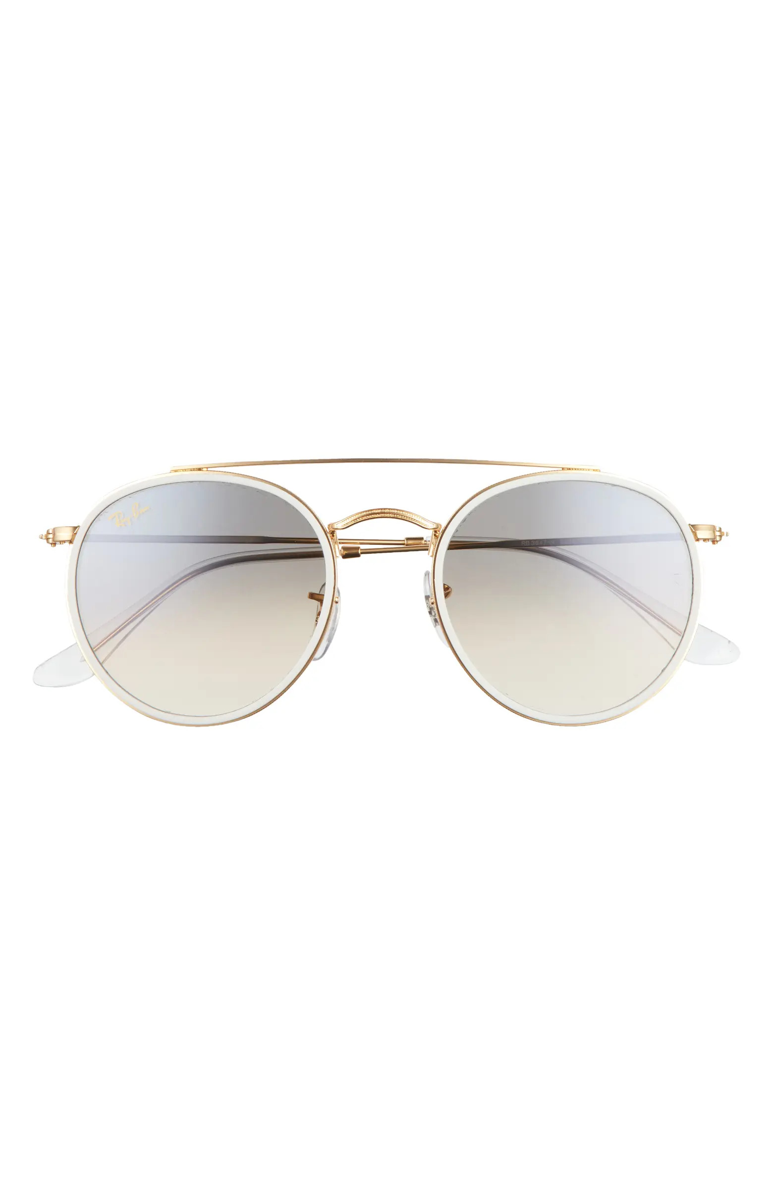 51mm Aviator Gradient Lens Sunglasses | Nordstrom