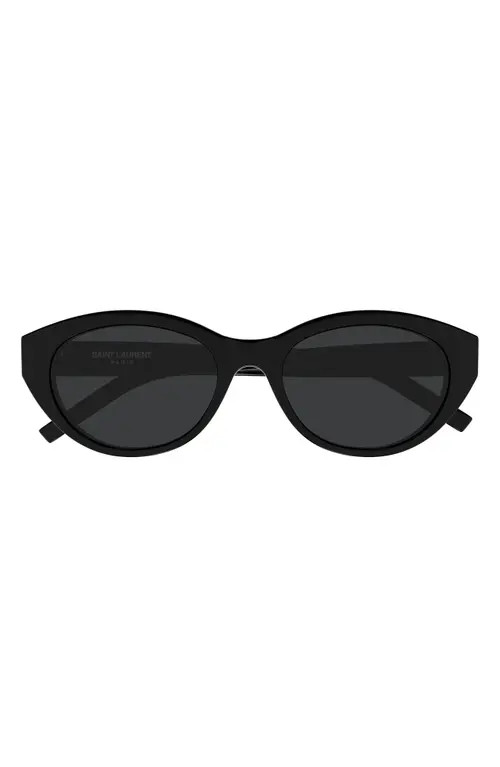 Saint Laurent SL M148 54mm Panthos Sunglasses in Black at Nordstrom | Nordstrom