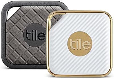 Tile Sport + Tile Style - Key Finde, Phone Finder Anything Finder - 2 Pack, Graphite/Gold | Amazon (US)
