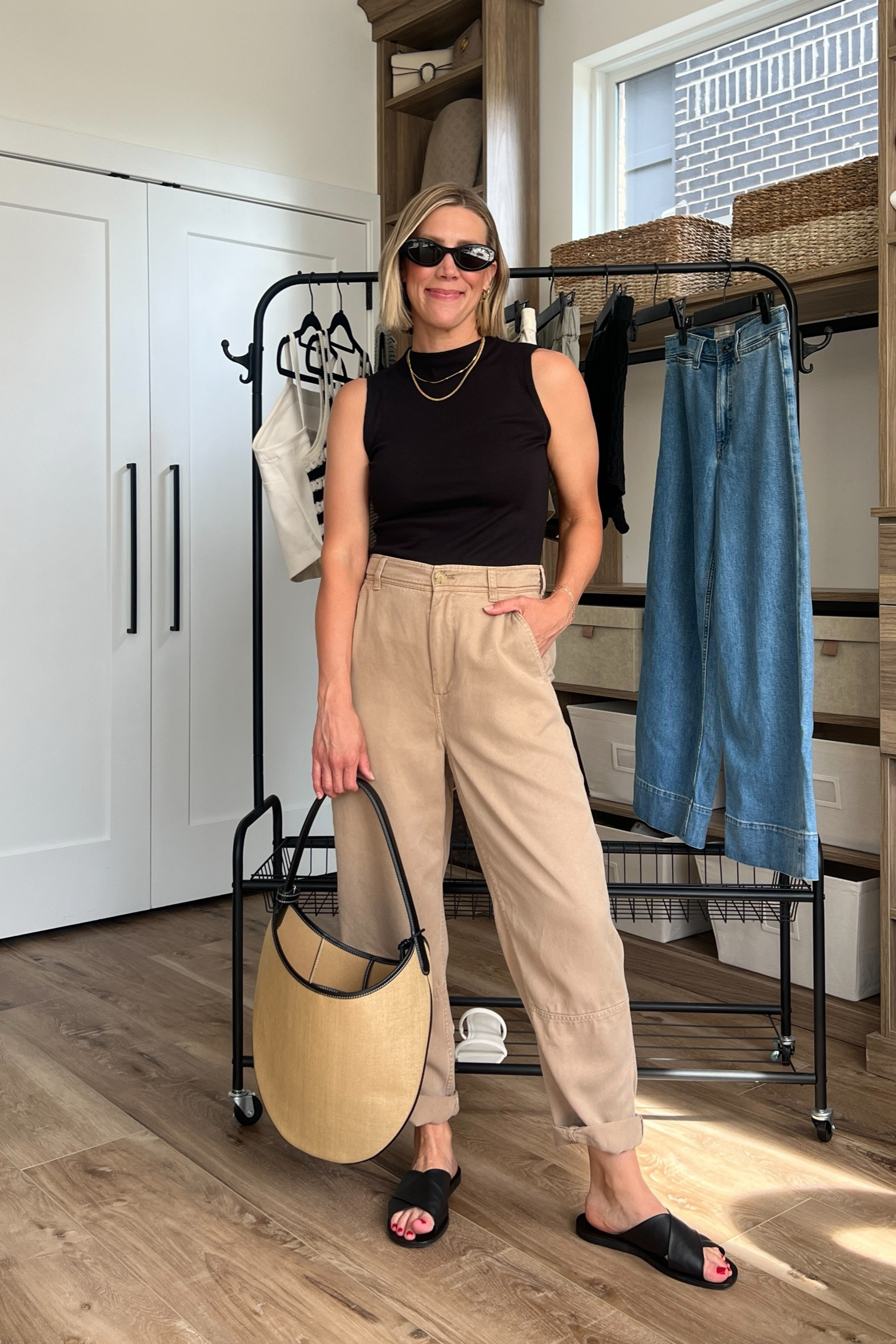 Wearing 2 tencel pants, small tank, sandals tts

#LTKFindsUnder50 #LTKFindsUnder100 #LTKStyleTip