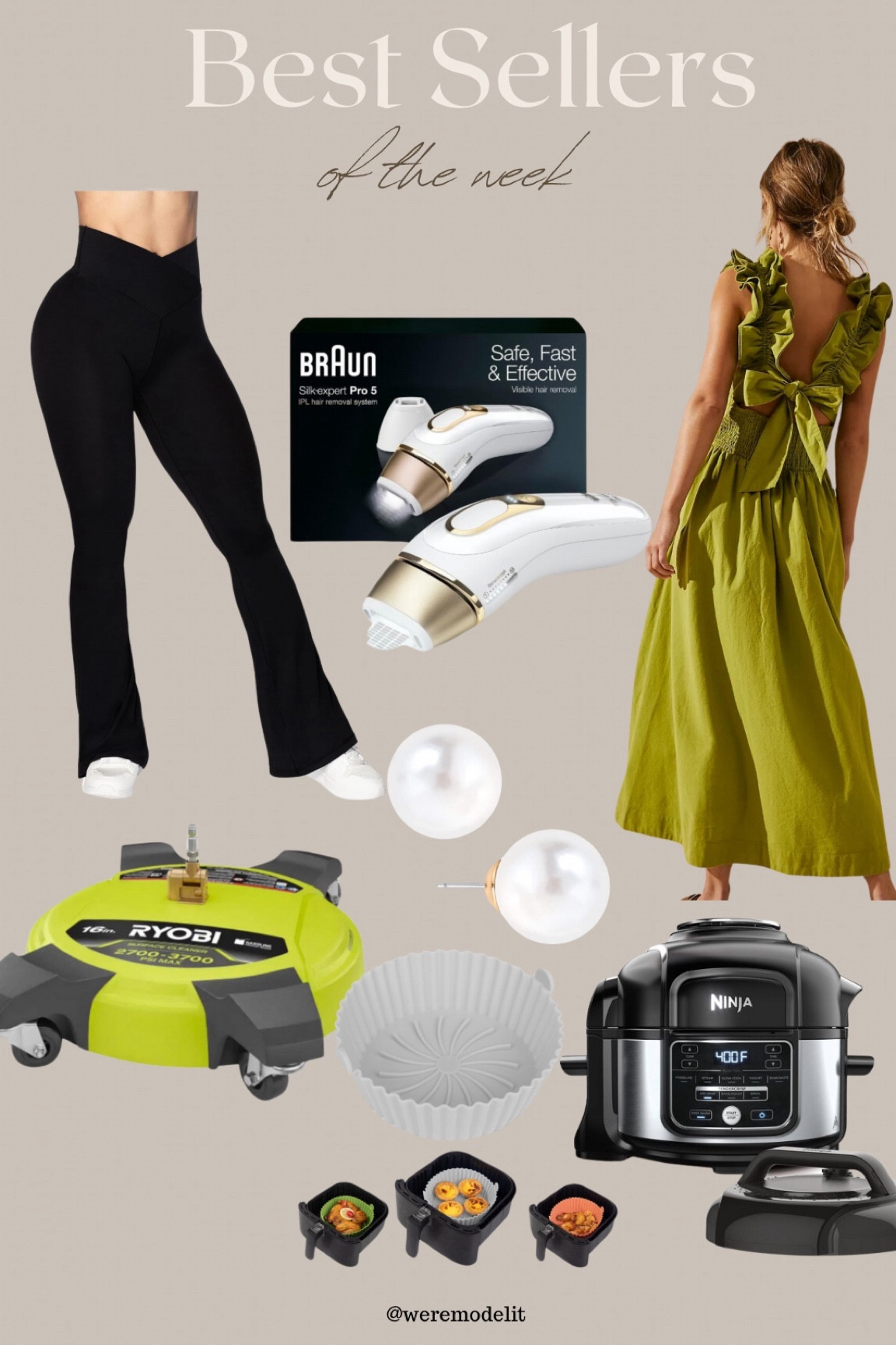 Best sellers of the week 

Home hacks
Amazon finds 
Air fryer 
Workout clothes 
Dress 
Earrings 

#LTKbeauty #LTKMostLoved #LTKhome