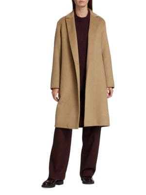 Click for more info about Vince Classic Straight Coat on SALE | Saks OFF 5TH