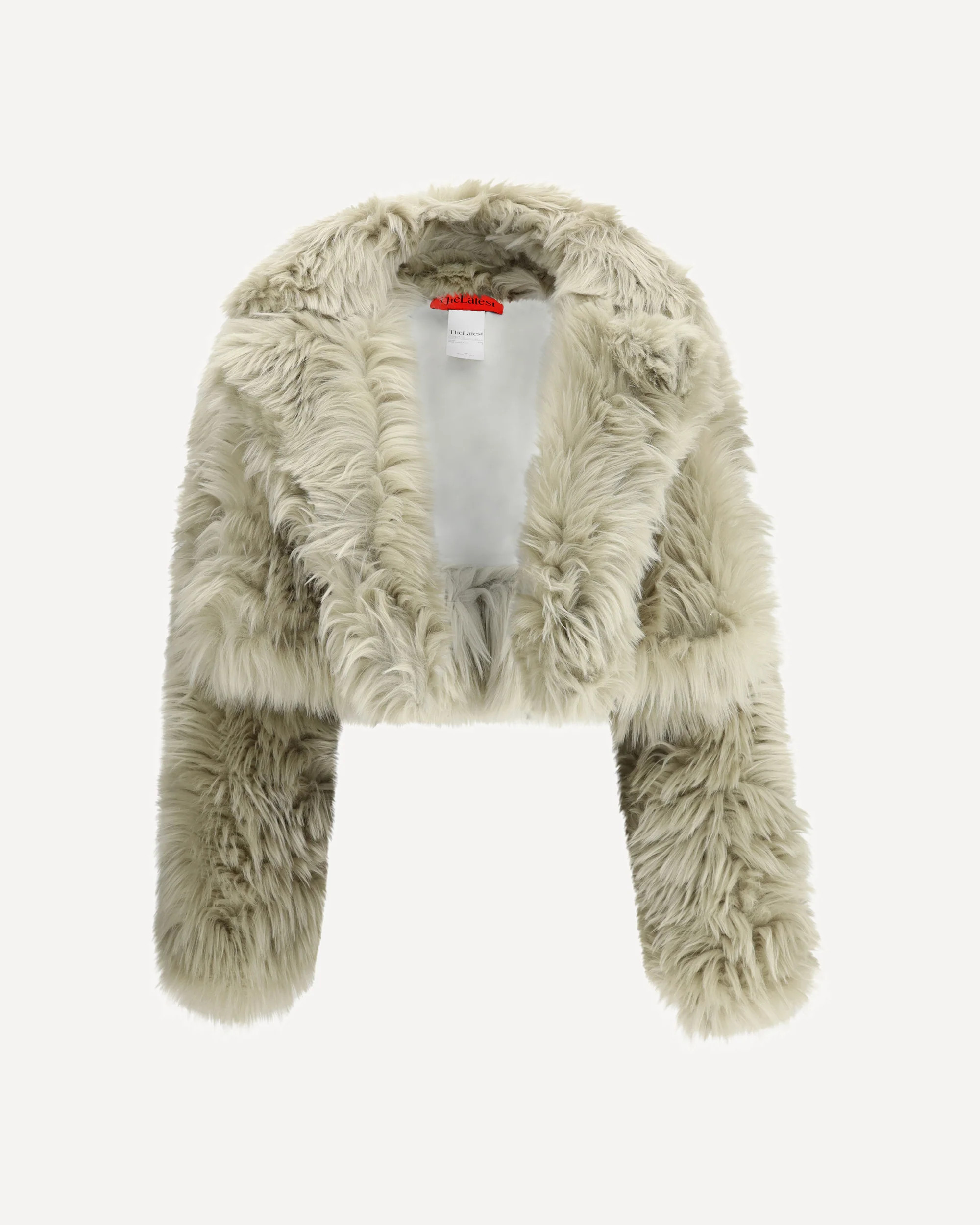 THE LATEST Faux fur Jacket Female M | Base Blu