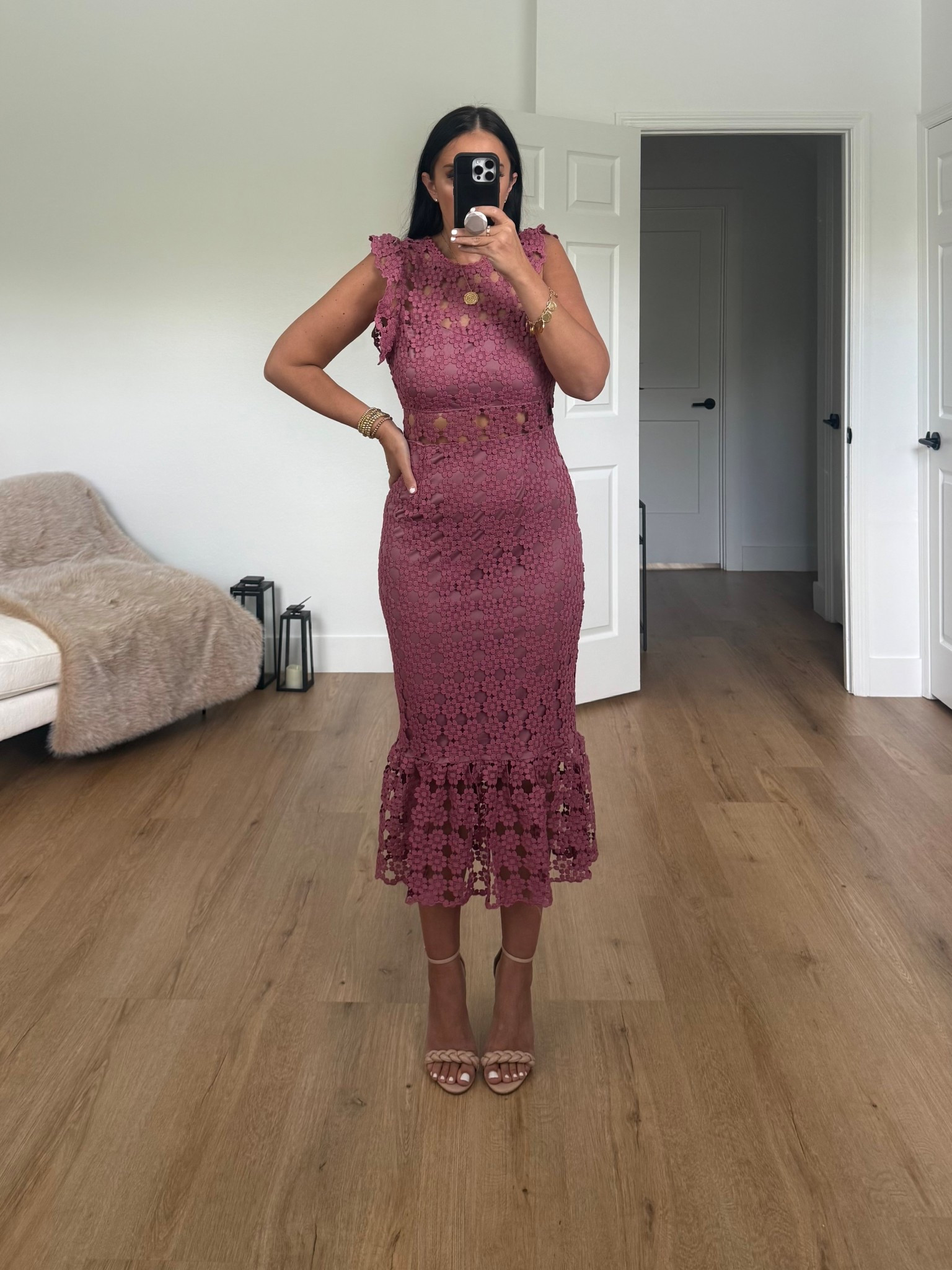 knee length dresses for ladies Lauren Elaine Vaile main image 0