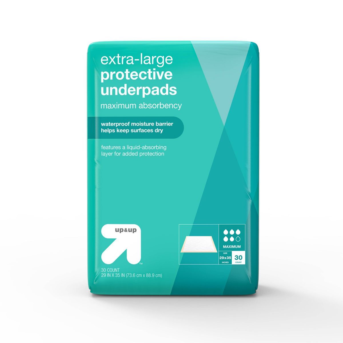 Protective Bed Underpads - Maximum Absorbency - Large/Extra Large - up & up™ | Target