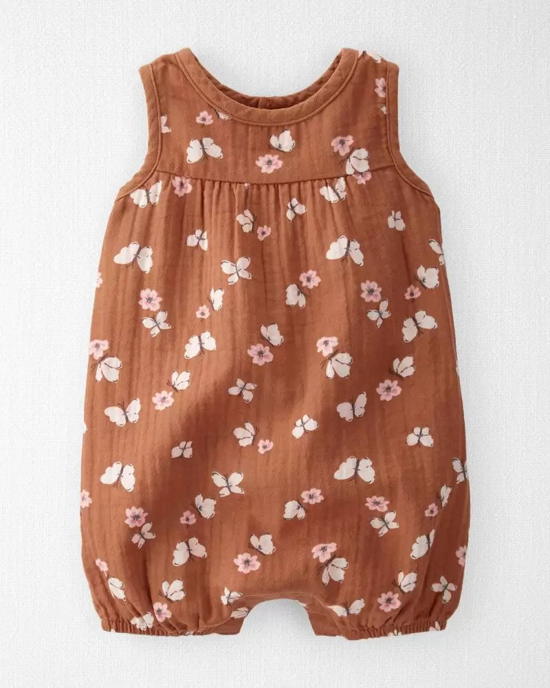 Organic Cotton Gauze Sunsuit | Carter's