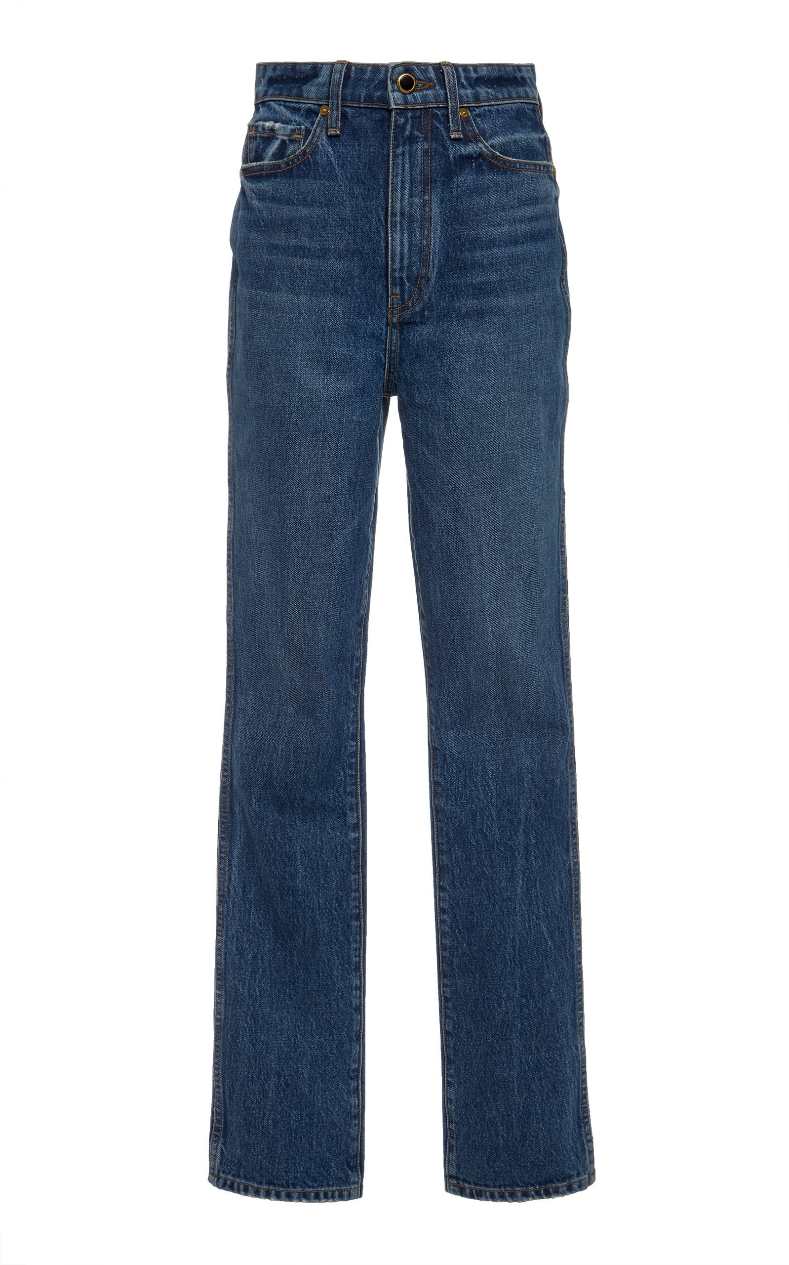 Daria High-Rise Straight-Leg Jeans | Moda Operandi Global