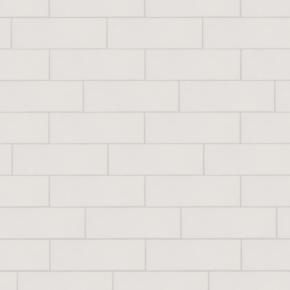 Boutique Ceramic Zellige French Canvas White 3-in x 9-in Glazed Ceramic Subway Wall Tile (2.97-sq... | Lowe's