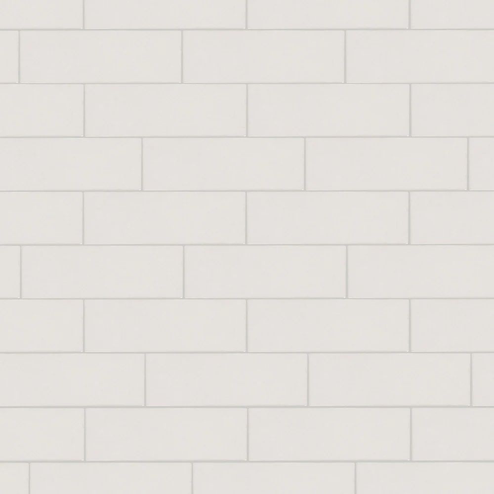 Boutique Ceramic Zellige French Canvas White 3-in x 9-in Glazed Ceramic Subway Wall Tile (2.97-sq... | Lowe's