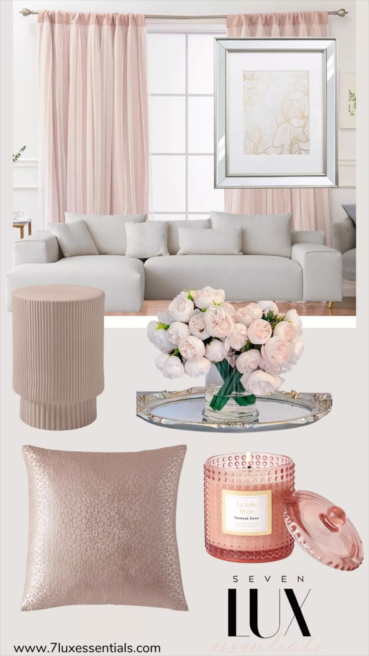 Home Inspiration: Decorating with Blush Pink