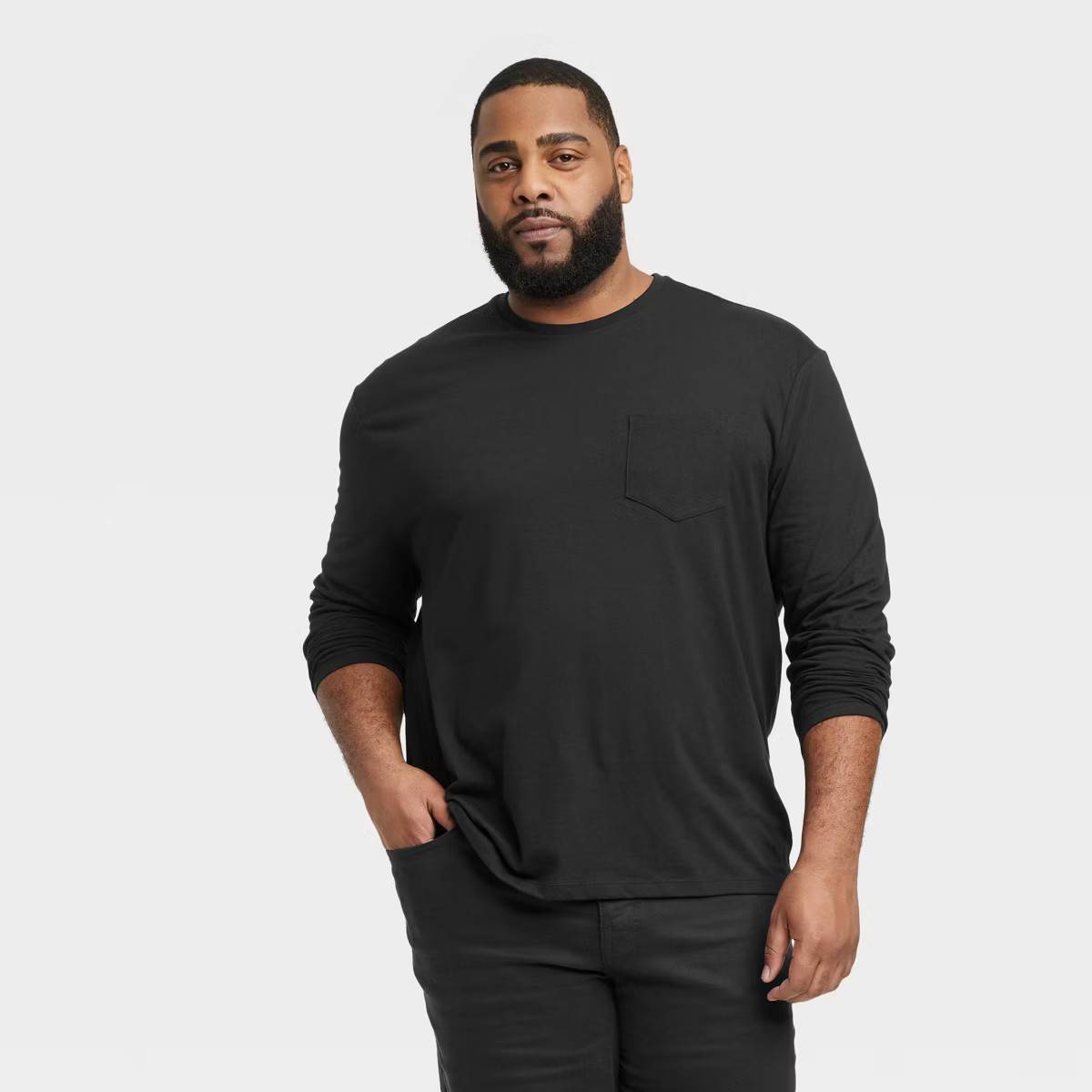 Men's Standard Fit Long Sleeve T-Shirt - Goodfellow & Co™ | Target