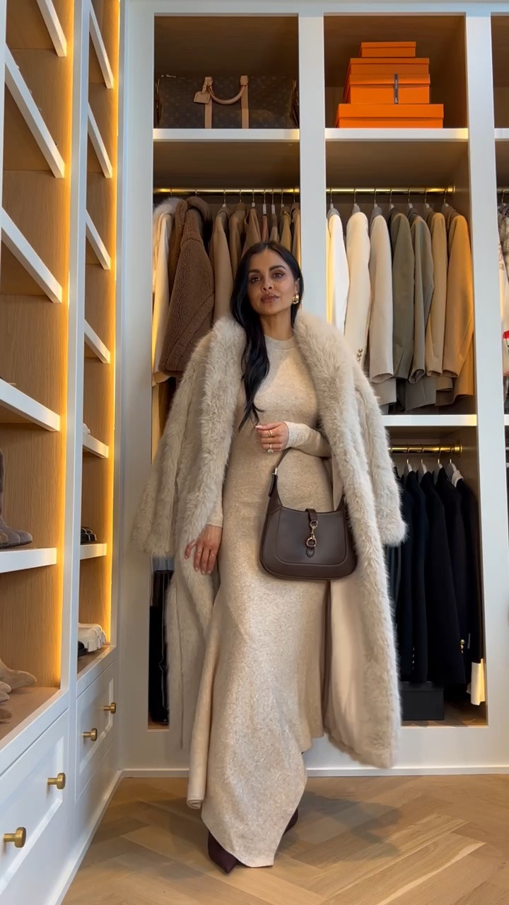 Favorite faux fur coat from
Last fall is back in stock and will go quick!
