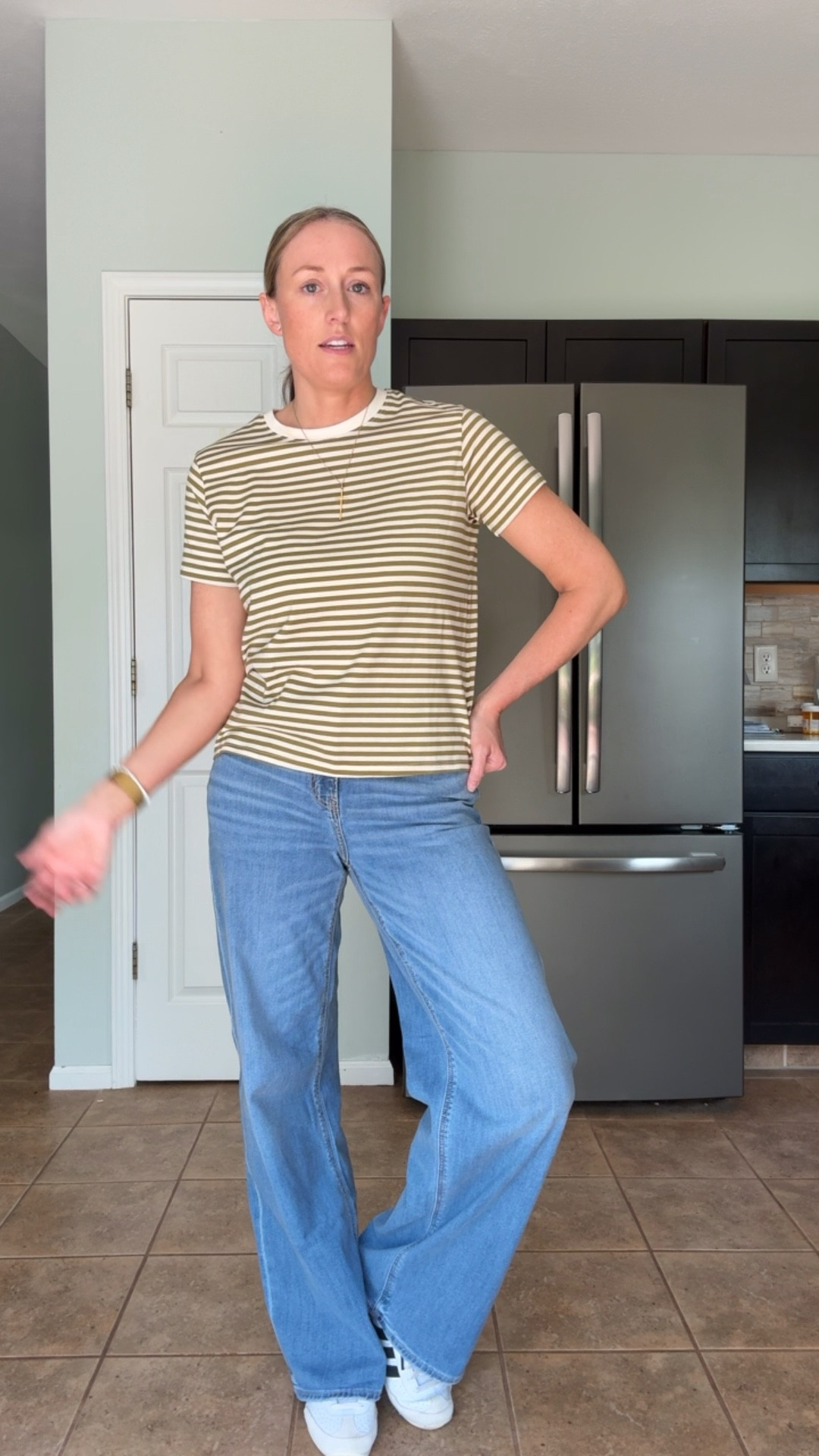 5/4/26 ✨ Tee is a small. Jeans are a 4 long.

Everyday outfits. Easy outfits. Easy outfit ideas. Neutral basics. Spring outfits. Spring outfit idea. Casual outfits. Basic mom outfit. Casual outfit idea. Casual outfit. Everyday outfit. Mom outfit. Street style. Casual mom outfit. Amazon fashion. Sports mom outfits. Sports mom outfit idea.

#LTKmomlife #LTKOver40 #LTKootd