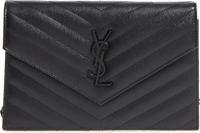 Quilted Leather Wallet on a Chain | Nordstrom