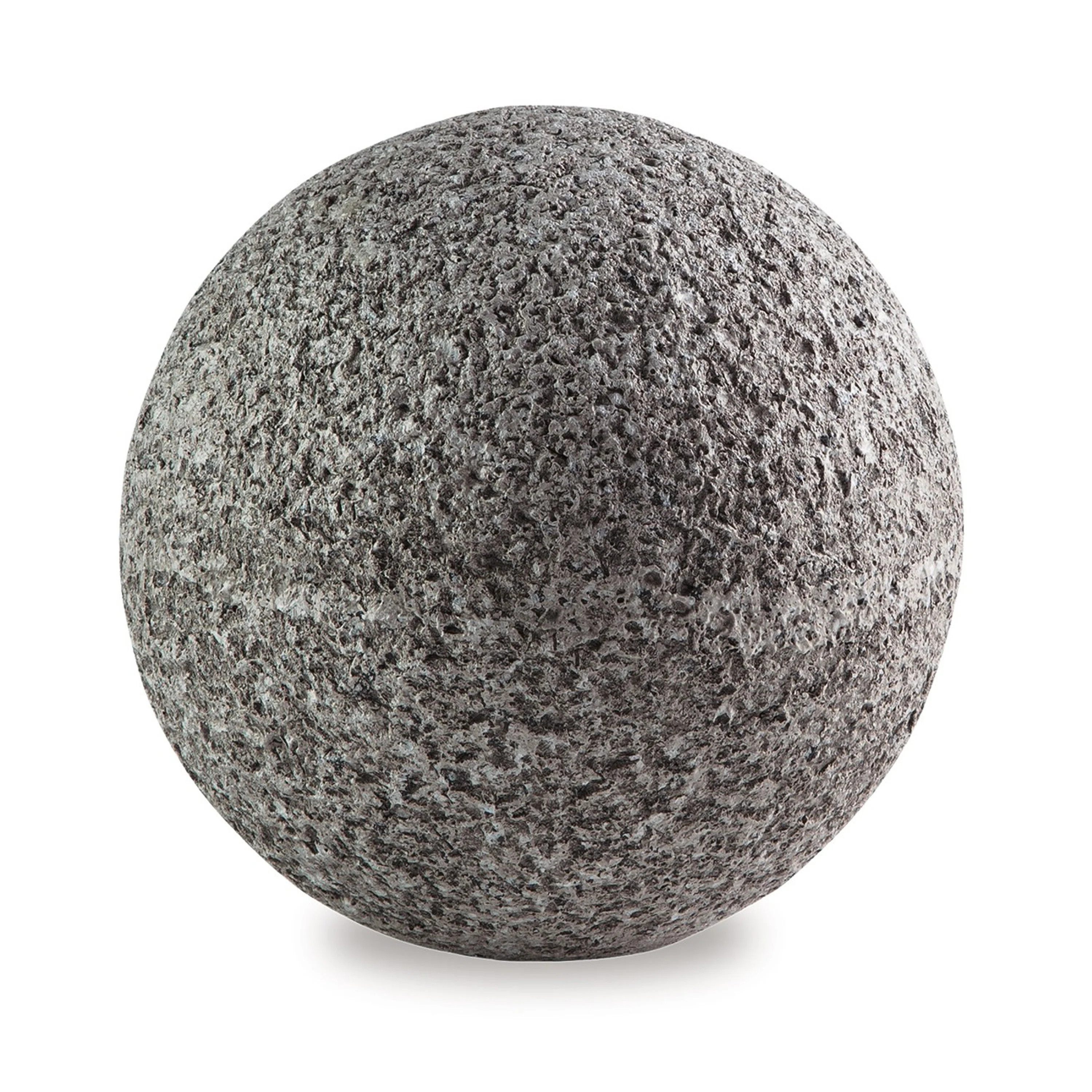 Benjara Zean Tabletop Sculpture Set Of 3, Sphere, Gray Faux Cement Look | Wayfair | Wayfair North America