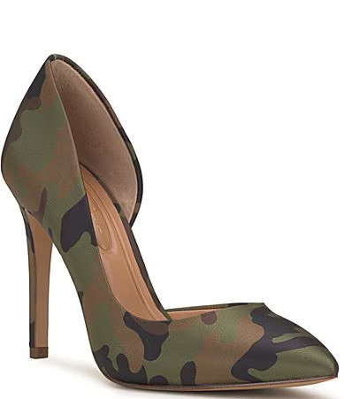 Jessica Simpson Prizma Camo Print d'Orsay Pumps - 9.5 | Dillard's