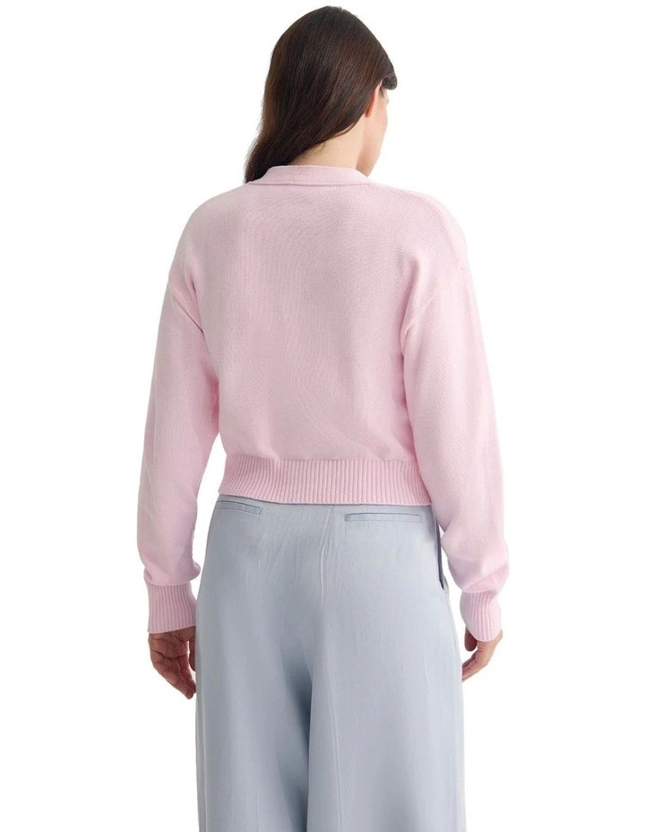OxfordSarah Cotton Cardigan in Pink | Myer
