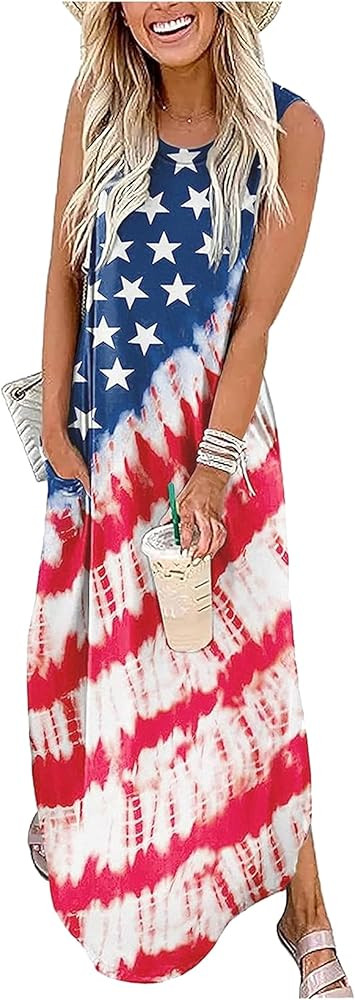 CHUNTIANRAN Maxi Dresses for Women Summer Outfits Boho Beach Long Dresses Casual Sundresses Resor... | Amazon (US)