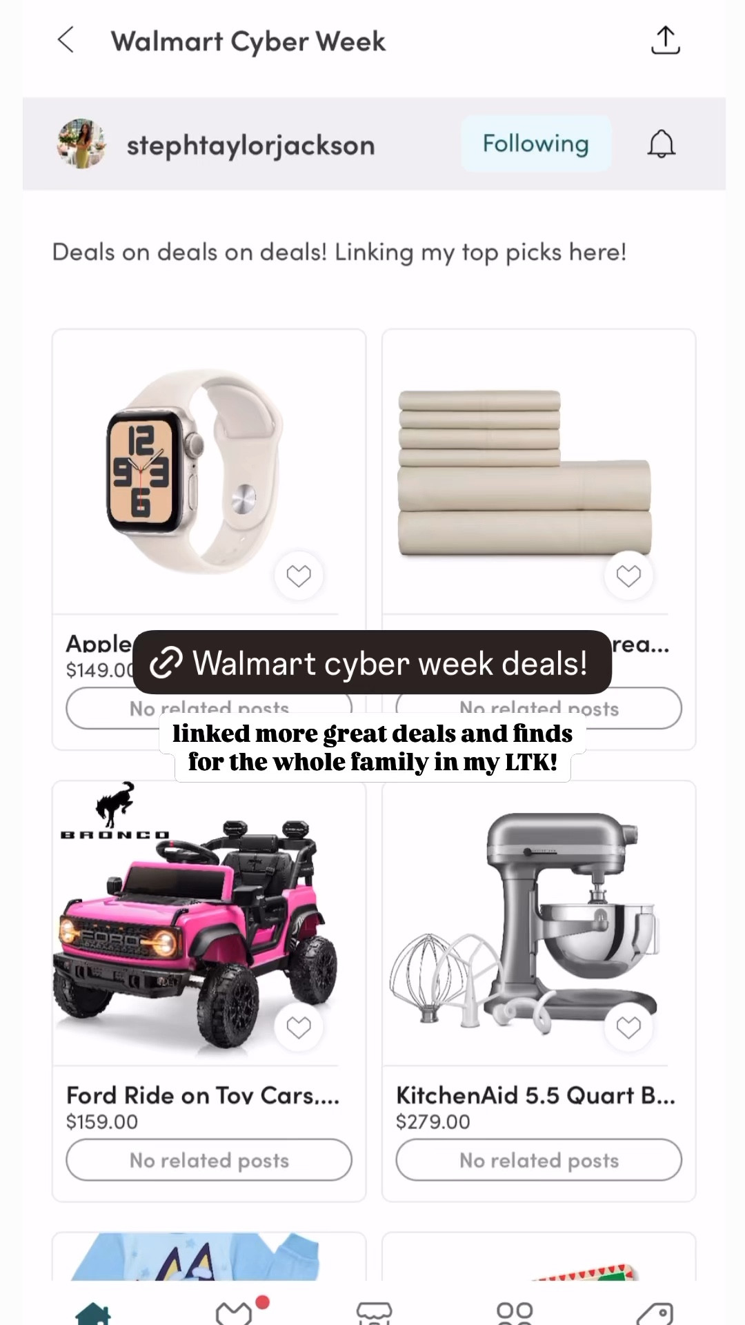 Linking Walmart Cyber Week Deals!!! These are great Christmas presents or great items to buy if you’ve been waiting to pull the trigger 

#LTKSaleAlert #LTKWatchNow #LTKCyberWeek