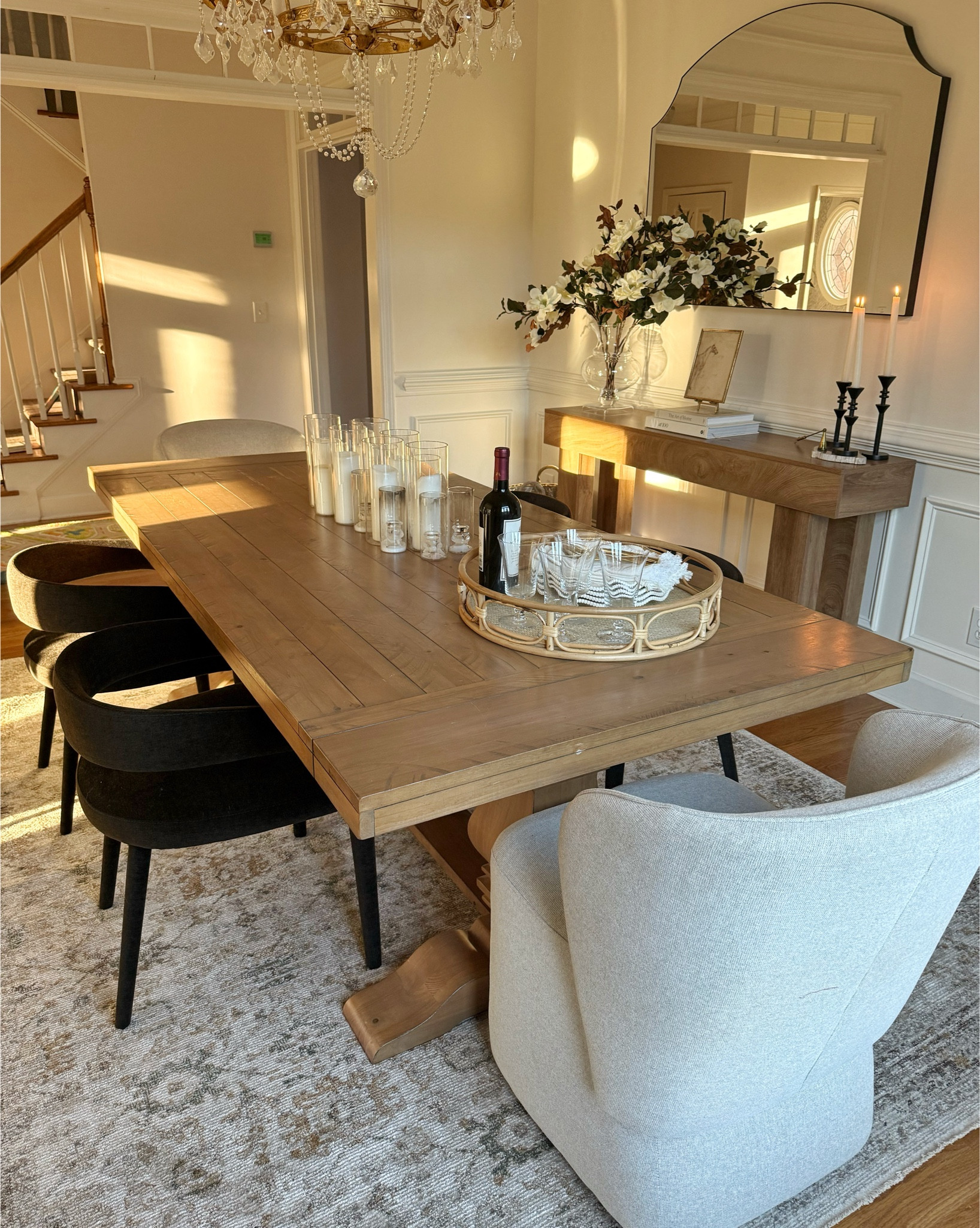 S A L E ! 

I decided to go a little more traditional with this @loloi x @magnolia @joannagaines rug, and I love it more than I expected. (#ad) This is part of the Pace collection. (PAC-04 Multi/Natural) It is super soft, and it was a great way to add subtle color to my dining room. Swipe to see a video.  

#joannagainesxloloi

#LTKHome #LTKSaleAlert