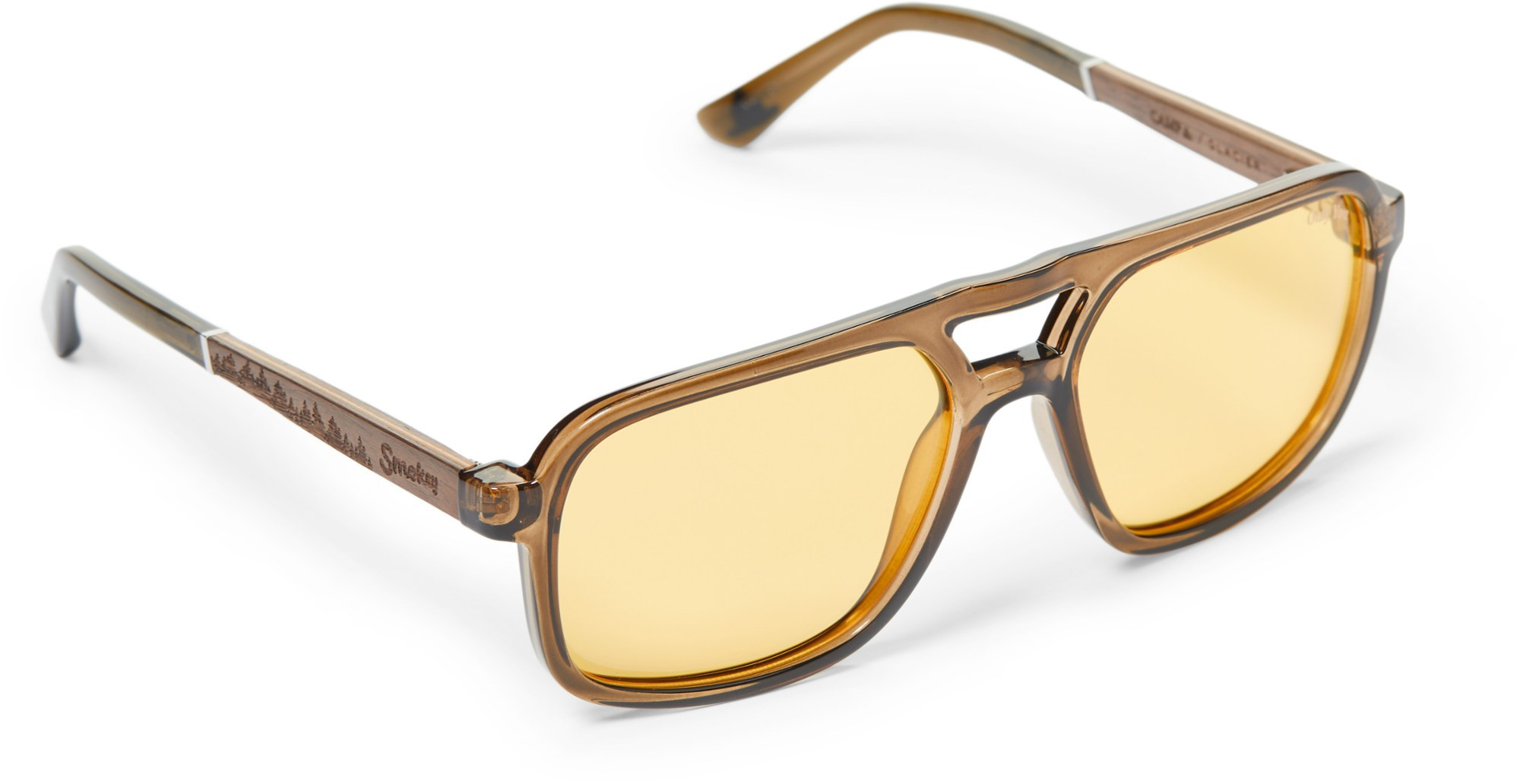 CAMP Eyewear Glacier Polarized Sunglasses - Smokey Bear Edition Green Yellow Polarized | REI