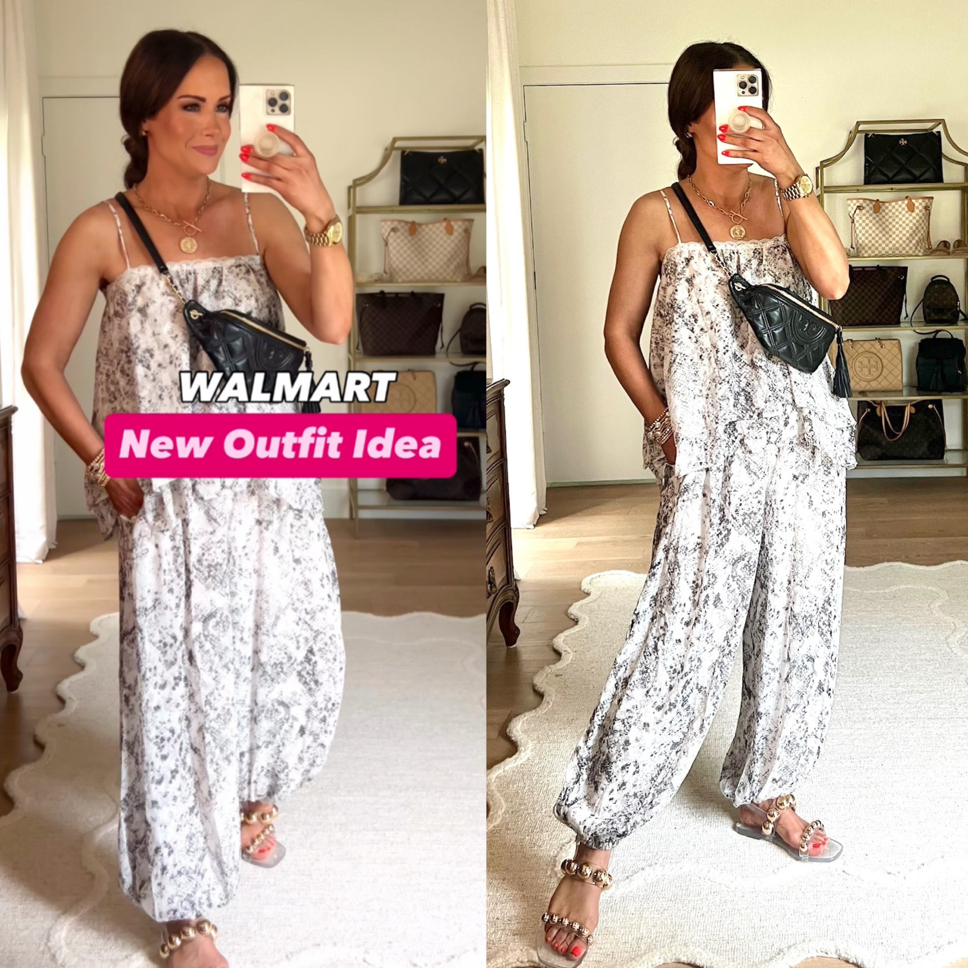 Scroll to shop! New Walmart outfit that also comes in black! Follow us for more! ❤️