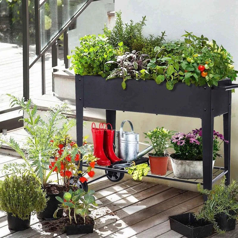 Metal Elevated Planter | Wayfair North America