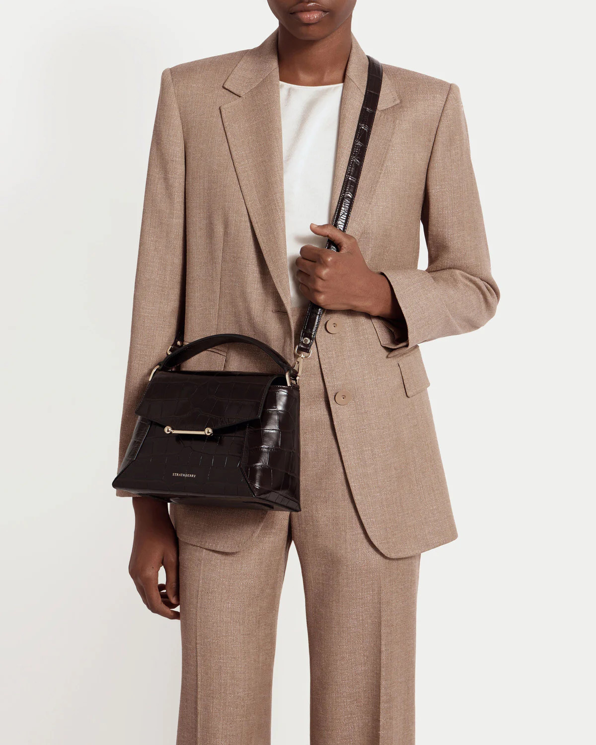 Strathberry - Mosaic Bag - Brown | Strathberry