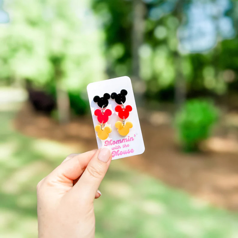 Mickey Mouse Dangle Earrings | Incredibles Earrings - Etsy | Etsy (US)