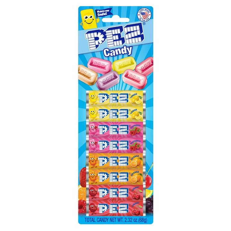 PEZ Assorted Fruit Candy Refills (Pack of 2) | Walmart (US)