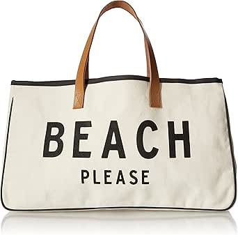 Santa Barbara Design Studio Tote Bag Hold Everything Collection Black and White 100% Cotton Canva... | Amazon (US)