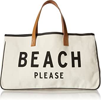 Santa Barbara Design Studio Tote Bag Hold Everything Collection Black and White 100% Cotton Canva... | Amazon (US)