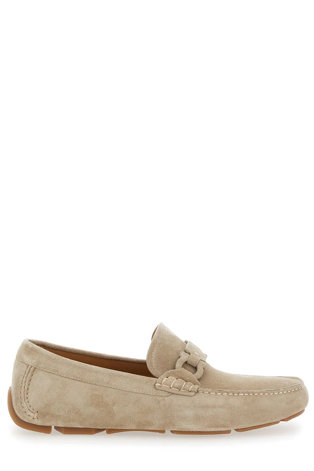 Ferragamo Almond-Toe Slip-On Loafers | Cettire Global