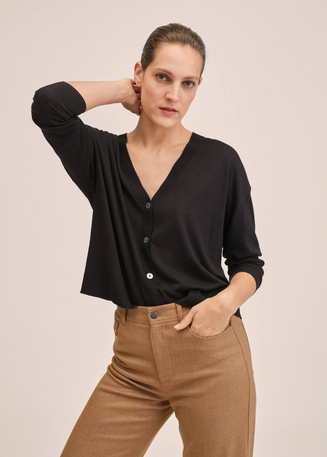 Fine-knit cardigan | MANGO (US)