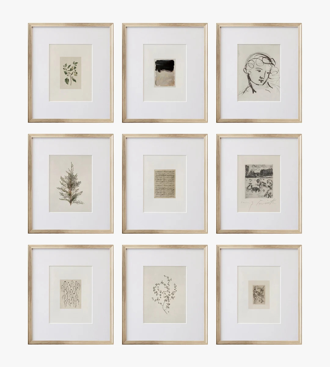 Vintage Farmhouse Gallery Wall Art Set: Neutral Tones (digital Download) - Etsy | Etsy (US)