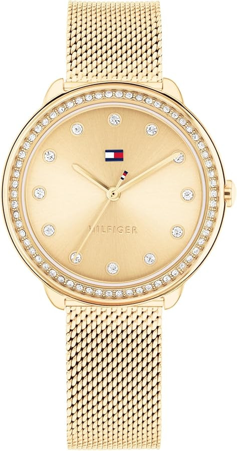 Tommy Hilfiger Womens Dressy Watch - 3H Quartz - Stainless Steel Wristwatch - Water Resistant up ... | Amazon (US)