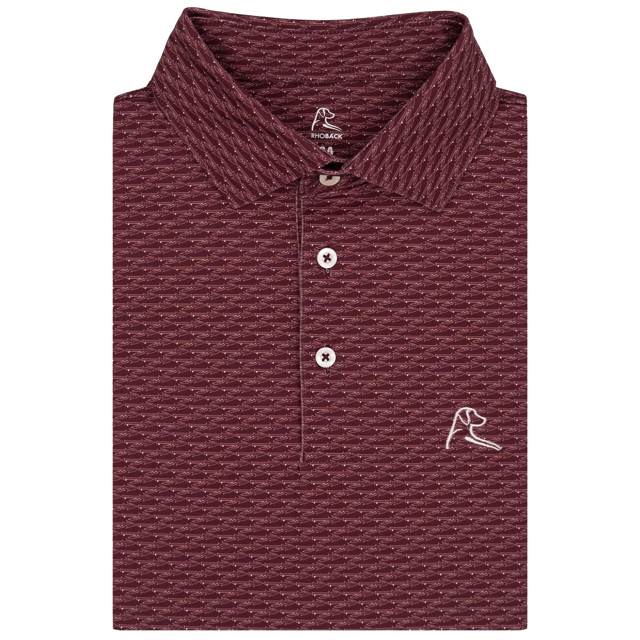 The Florida State Spear | Collegiate Polo | The Florida State Spear - Garnet Red/Old Gold | Shop.app