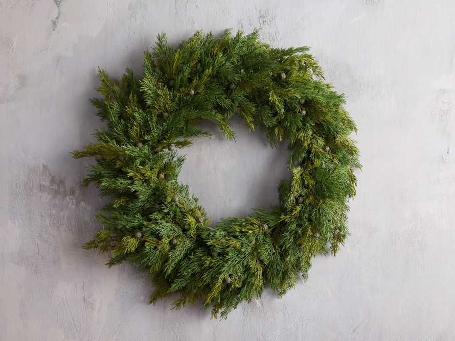 Faux Cedar Wreath | Arhaus | Arhaus