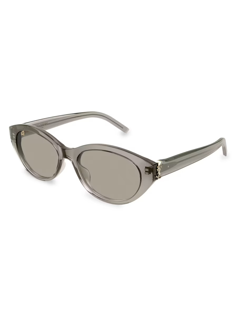 Monogram Hinge 54MM Round Sunglasses | Saks Fifth Avenue