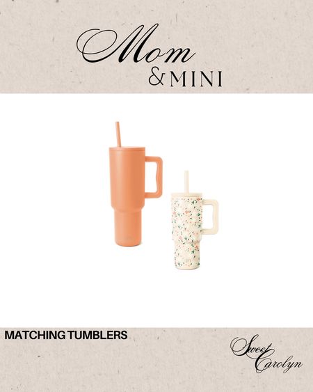 Mom and mini matching tumblers // Simple Modern tumblers

#LTKfindsunder50 #LTKGiftGuide