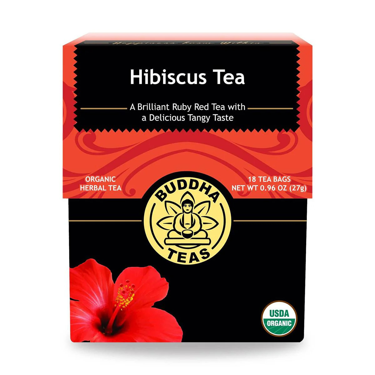 Buddha Teas Organic Hibiscus Tea (18 count) #10081441 | Smallflower