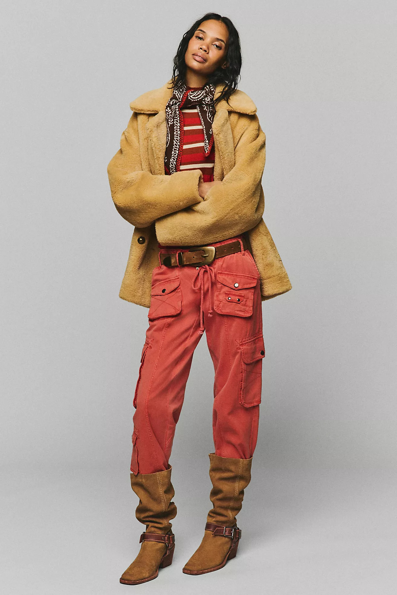 Carmen Knitted Triangle Bandana | Free People (Global - UK&FR Excluded)