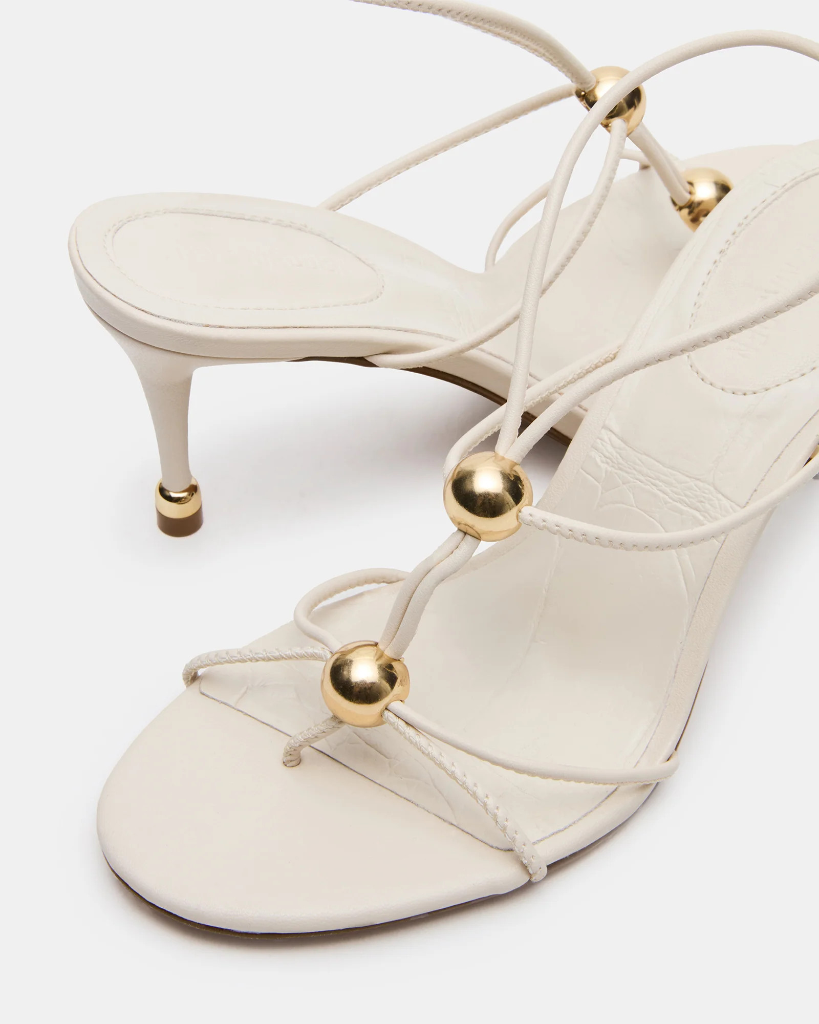 RAMOS Bone Strappy Stiletto Women's Heel | Steve Madden (US)