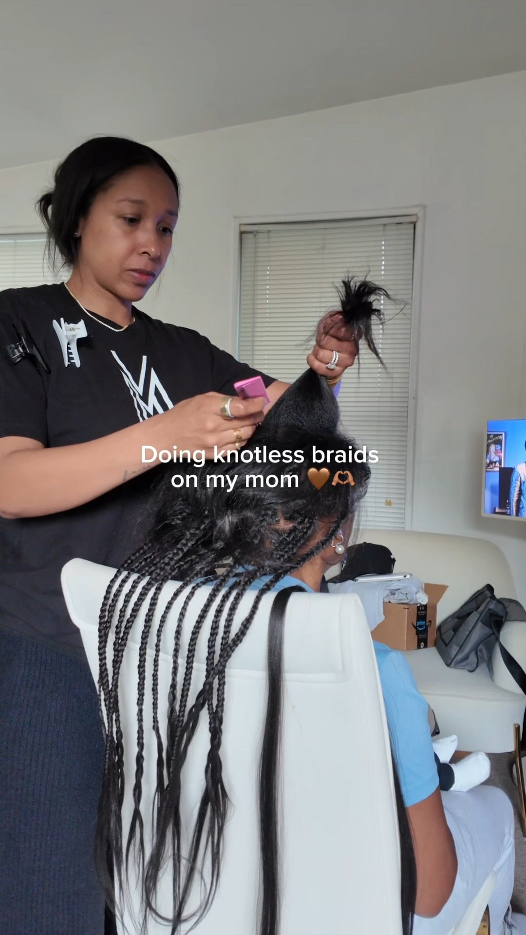 Gave my mom some knotless braids for her vacation.

#LTKBeauty #LTKFamily